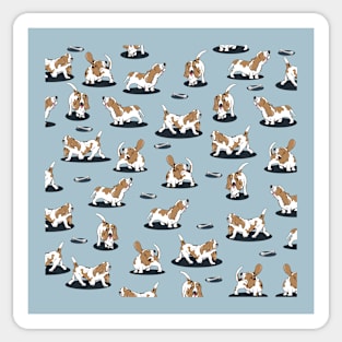 Basset Hound Pattern Sticker